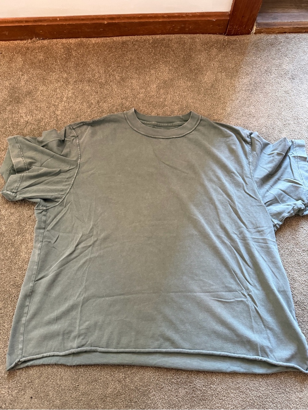 Abercrombie & Fitch Short-Sleeve Crew Tee - Sage Green